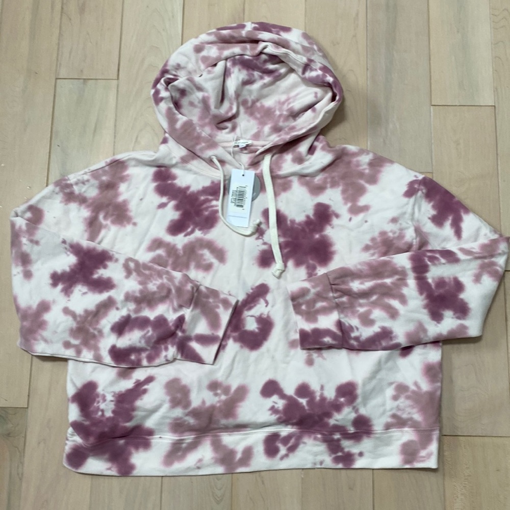 Skin Elsie Cedar rose soft organic pima cotton hoodie sweatshirt